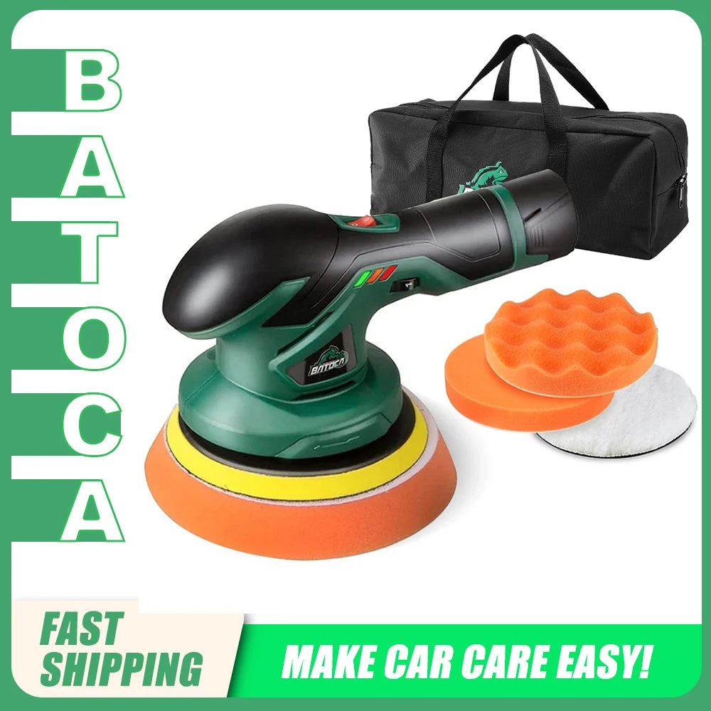 Cordless Car Polisher Dual Action With Adjustable Speed - Smarsty
