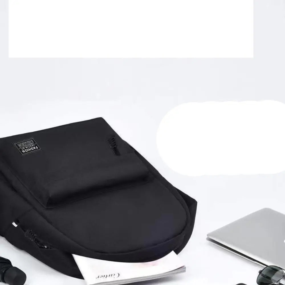 Trendy Men's Minimalist Backpack Versatile Backpack Large Capacity School Student Computer Travel Bag Washable Unisex Backpack - Smarsty