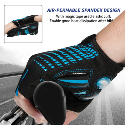 MOREOK Cycling Gloves,Breathable Bicycle Gloves,5MM Gel Pads Non-Slip Mountain Bike Gloves MTB Road Biking Gloves for Men Women by Smarsty