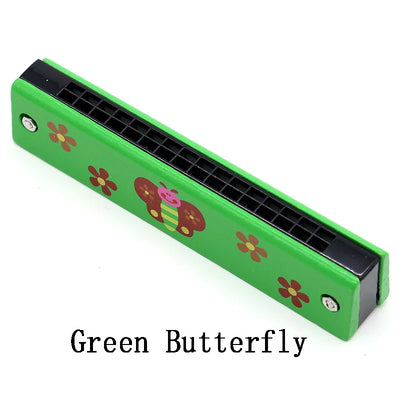 Children Wooden Harmonica Musical Instrument Toys Music Teaching Aids Puzzle Early Education Kindergarten Beginners TMZ - Smarsty