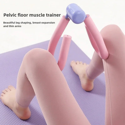 Leg Kegel Trainer – Fleece Material, Home Leg Muscle Training, Yoga Use, Pelvic Floor Exercise - Smarsty
