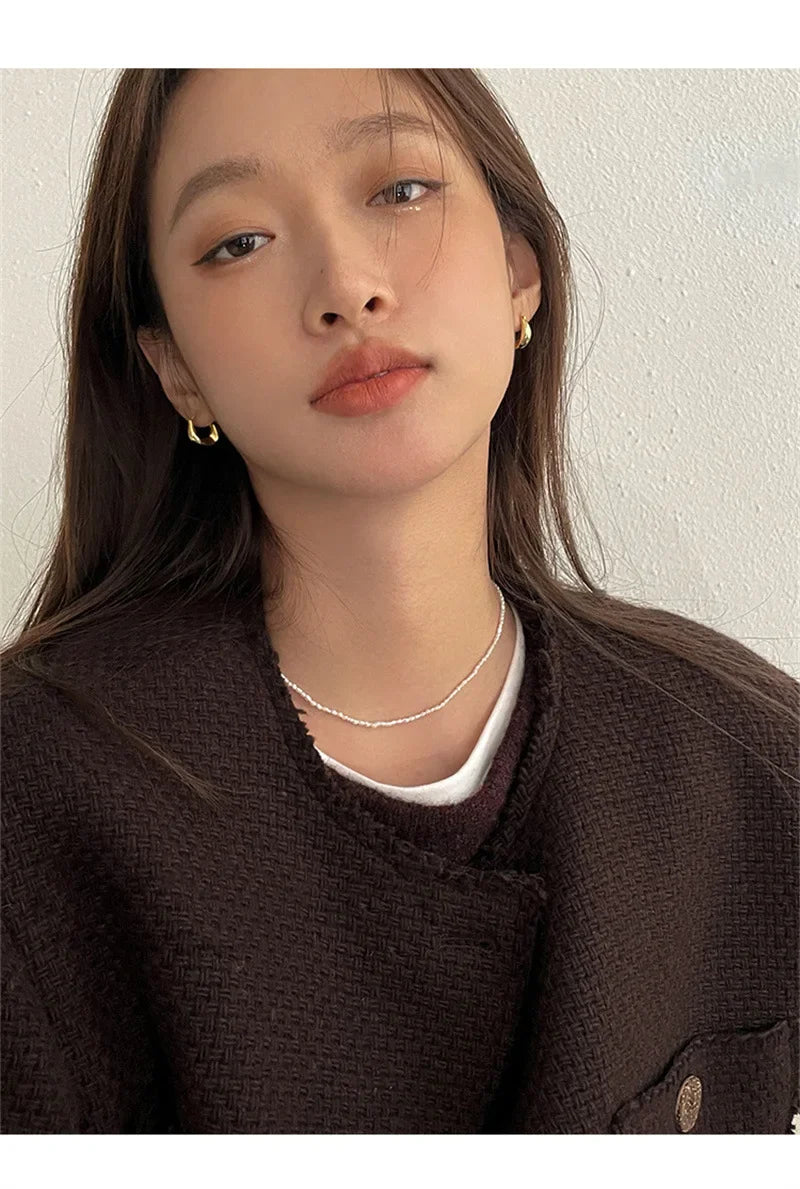 925 Sterling Silver Hoop Earrings For Women Versatile - Smarsty