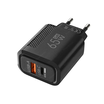 GaN USB C Charger 65W FastCharge EuropeanUnion US Plug - Smarsty