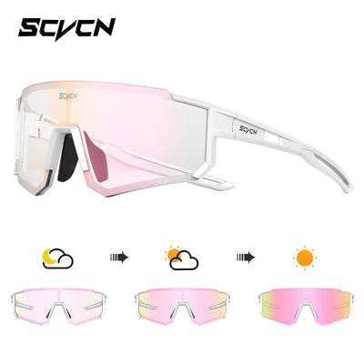 SCVCN new Outdoor Cycling Sunglasses Men MTB Bike Glasses Sports Mountain Climbing fishing Women Bicycle Cycling UV400 Goggles by Smarsty