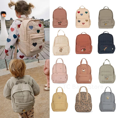Cotton Kids Backpack For School Unisex Lightweight Comfort - Smarsty