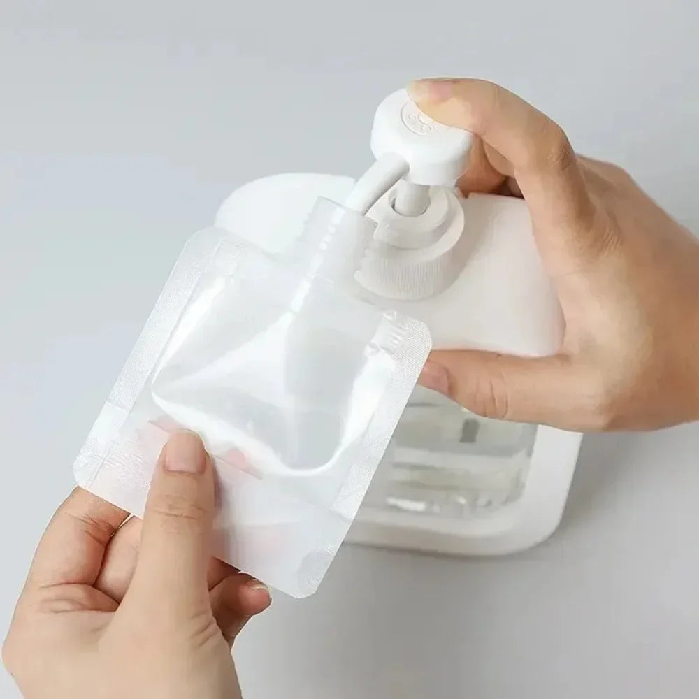 Travel Size Leak Proof Squeeze Pouches for Cosmetics - Smarsty