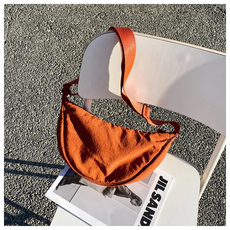 Casual Nylon Crossbody Bag for Women Large Capacity - Smarsty