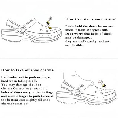 New JIBBITZ Dragon Ball Shoe Charm For Clogs PVC Waterproof Sandals Decorate Buckle Decorations Accessories Toys Gift