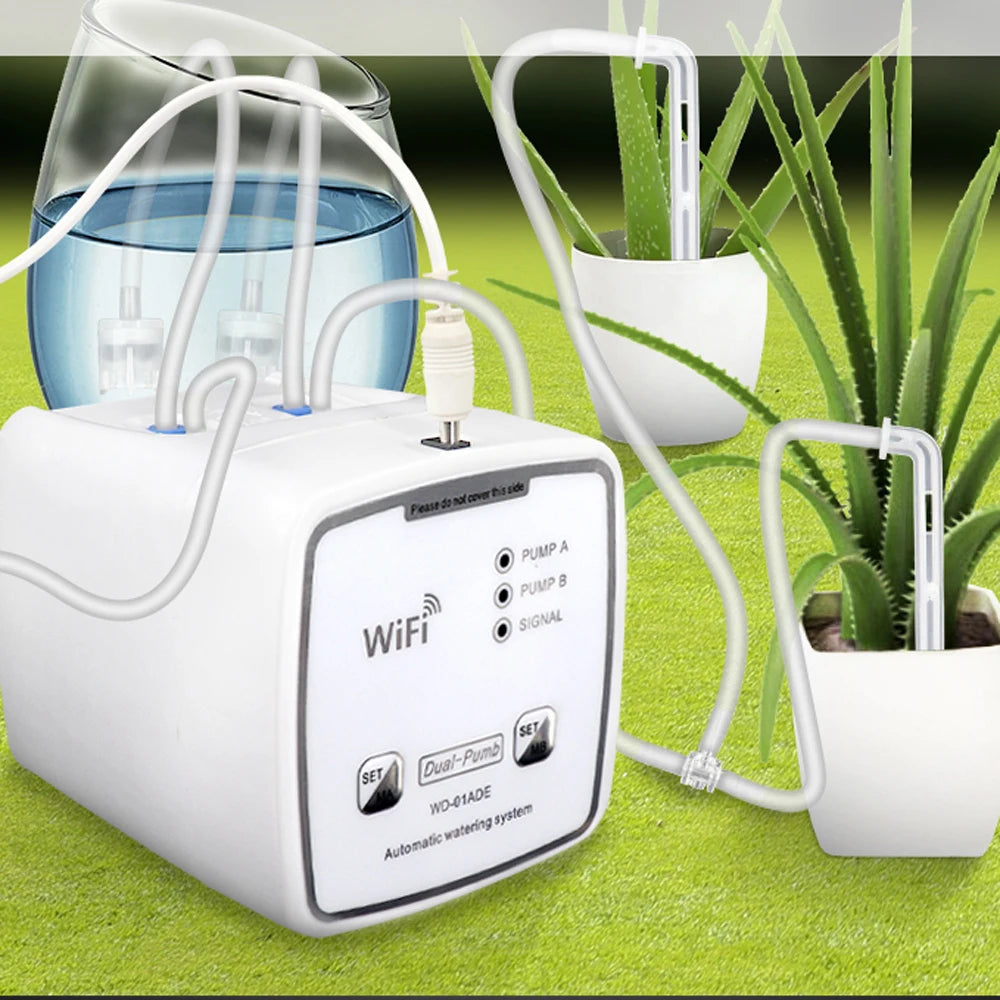 Smart WiFi Watering System with Double Pump Automation - Smarsty