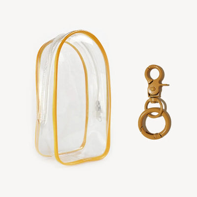 Colorful Transparent Protector Case Organizer Box for 17cm Labubu V3 Dolls Outdoor Display Bag With Keychain Doll Accessories by Smarsty