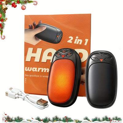 2-in-1 Hand Warmers Rechargeable 2 Pack Magnetic Electric Hand Warmer  Portable Pocket Hand Warmer - Smarsty