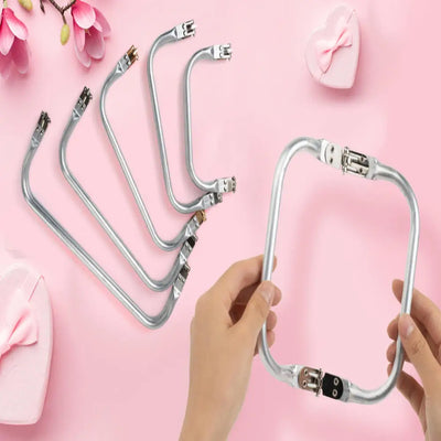DIY Metal Purse Frame Handle Kiss Clasp Lock For Bag Sewing Craft Tailor Accessories Bag Frame For Purse Backpack Bags Parts - Smarsty