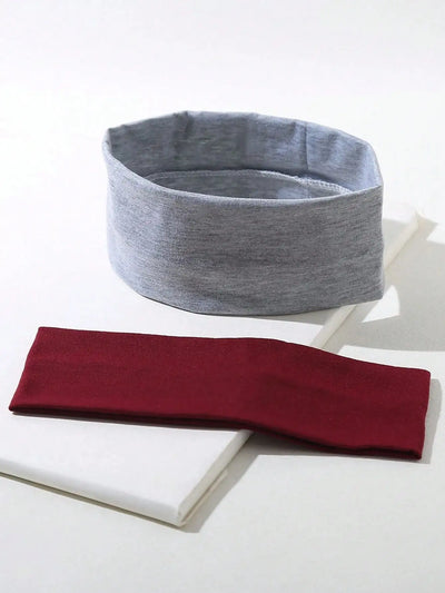 Unisex Sweat Absorbing Sports Headbands 6 Pack Cotton - Smarsty