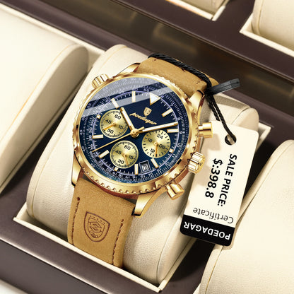 Luxury Waterproof Quartz Chronograph Watch for Men - Smarsty