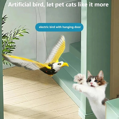Interactive Electric Flying Bird Cat Toy for Engaging Play - Smarsty