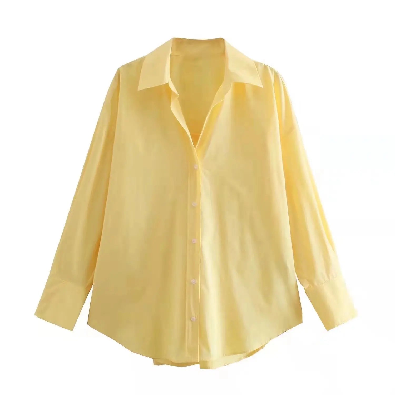 MUJER Women Shirt Multicolour Button Up Shirt Women Summer Long Sleeve Top Female Streetwear Oversize Shirts And Blouses Women - Smarsty