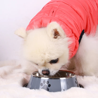 Stainless Steel Dog and Cat Food Bowl Anti-Fall Design - Smarsty