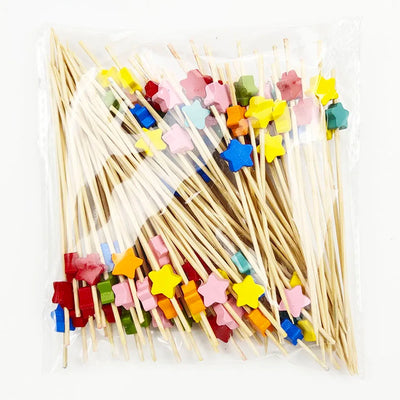 Bamboo Skewers 100Pcs for Parties and Events - Smarsty