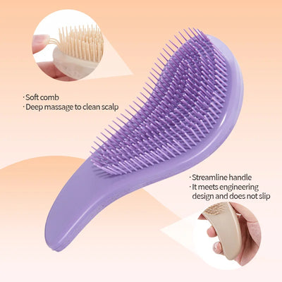 Magic Detangling Hairbrush With Scalp Massage Benefit - Smarsty