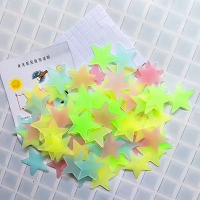 Glow in The Dark Stars Wall Stickers for Kids - Smarsty