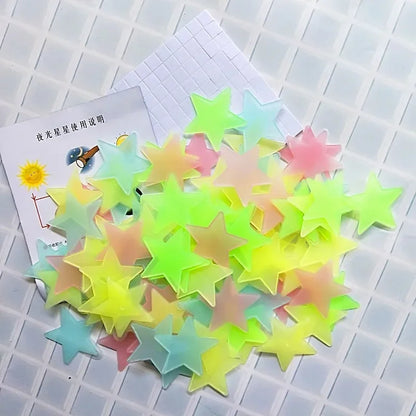 Glow in The Dark Stars Wall Stickers for Kids - Smarsty