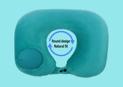 U Shape Inflatable Travel Pillow for Comfort and Support - Smarsty
