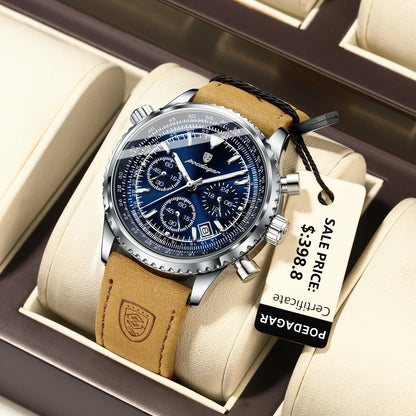 Luxury Waterproof Quartz Chronograph Watch for Men - Smarsty