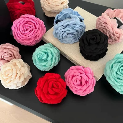 Elegant Rose Hair Clip For Women Secure Back Hair Style - Smarsty