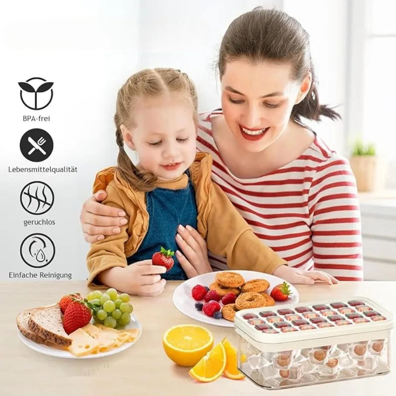 Large Capacity Silicone Ice Cube Tray for Easy Drinks - Smarsty