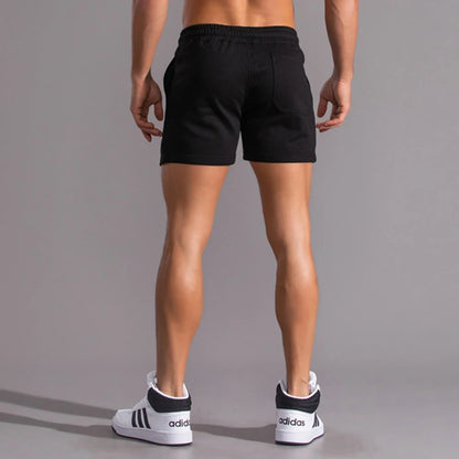 Cotton Running Shorts For Men Gym Fitness Home Casual Sport Underwear Yoga Workout Training Loose Boxers Super Short Pants Sweat - Smarsty