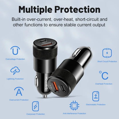 USB Type C Car Charger With Fast Charging For Phones - Smarsty