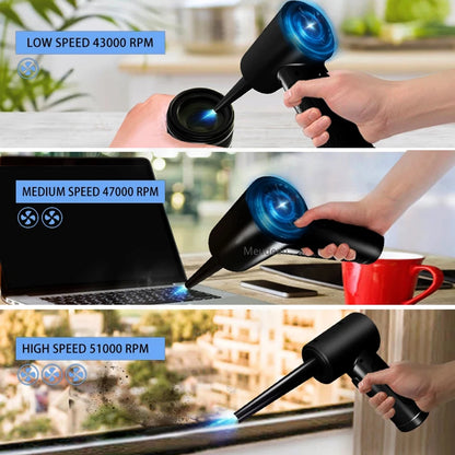 Wireless Air Duster For Keyboard Cleaning 51000 RPM