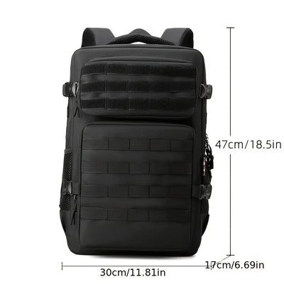 Tactical Backpacks Men's Camouflage Backpack, Hiking And Camping Backpack, LargeCapacity Multi-layer Outdoor Sports Backpack - Smarsty