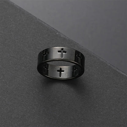 Men's Stainless Steel Cross Pendant Jewelry Set - Smarsty