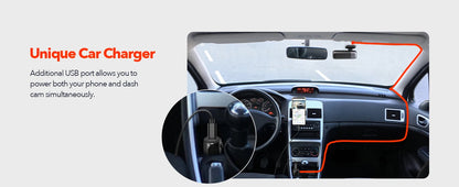 4K Dashboard Camera Front And Rear With Night Vision GPS - Smarsty