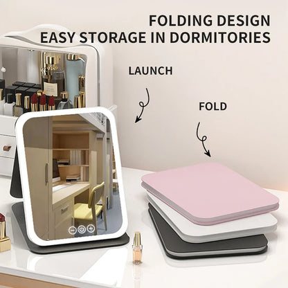 LED Dimmable Makeup Mirror with Adjustable Brightness - Smarsty
