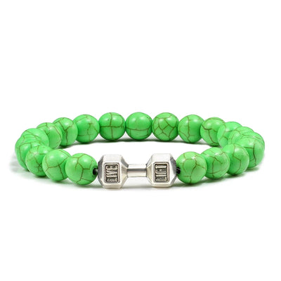 Natural Volcanic Stone Bracelet for Fitness Enthusiasts - Smarsty