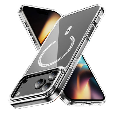 Luxury Phantom HD Transparent for Magsafe Magnetic Phone Case for iPhone 17 Air 16 15 14 Plus 13 12 11 Pro Max Shcokproof Cover