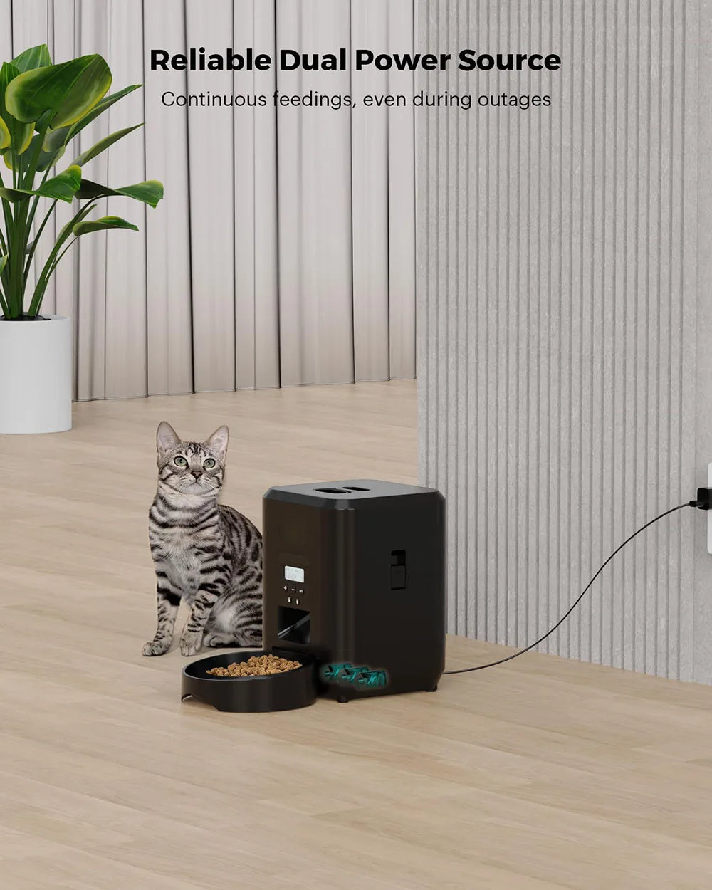 Smart 2L Pet Feeder for Cats and Dogs - Smarsty