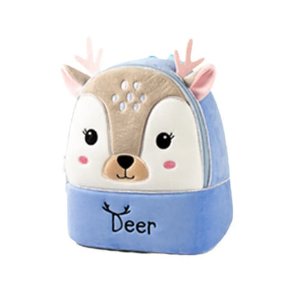 Plush Kindergarten Backpack Anti Lost Cute Design Kids - Smarsty