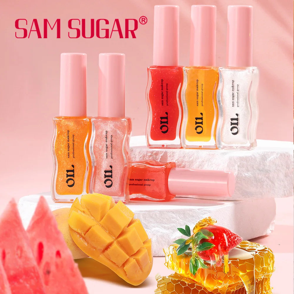 Strawberry Tinted Lip Oil for Hydration and Plumpness - Smarsty