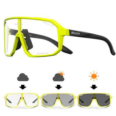 SCVCN Photochromic Cycling Sunglasses MTB Glasses Road Bike Cycling UV400 Goggles Men Women Outdoor Bicycle Sports Eyewear New by Smarsty
