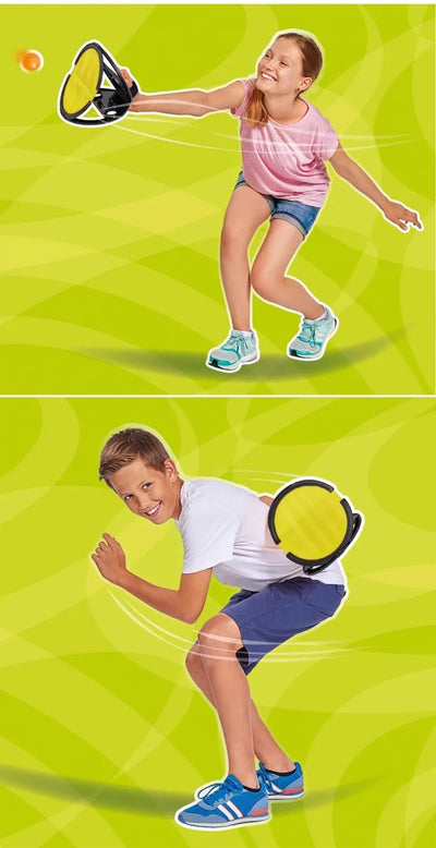 Catch Ball Game for Adult Kid Outdoor Indoor Funny Interaction Sensory Sport Toy Training Hand Eye Coordination Parent Child Toy - Smarsty