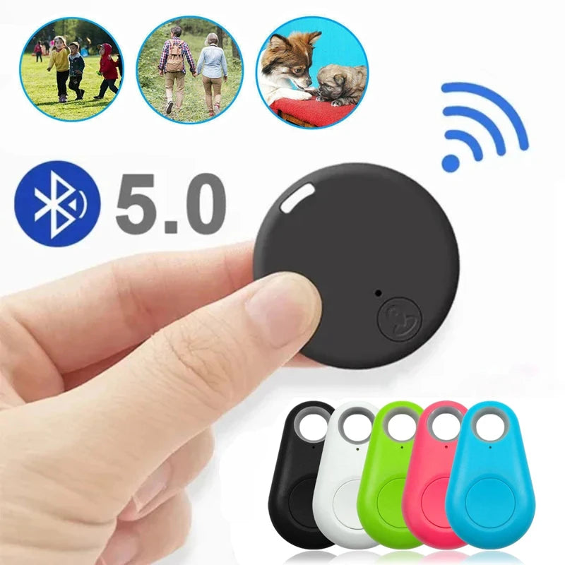 Mini Bluetooth Tracker for Keys and Pets - Smarsty