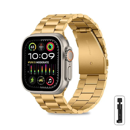 Stainless Steel Strap for Apple Watch Ultra 3/2 Band 46mm 49mm 40mm 44mm 42mm 41mm 45mm Bracelet IWatch Series 11 10 9 8 7 SE 6 - Smarsty