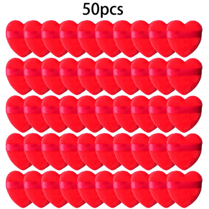 Wholesale 50Pcs Velvet Makeup Powder Puffs Soft and Washable - Smarsty