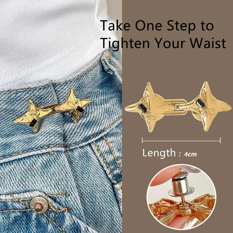 Adjustable Waist Buckle Belt For Women Jeans - Smarsty