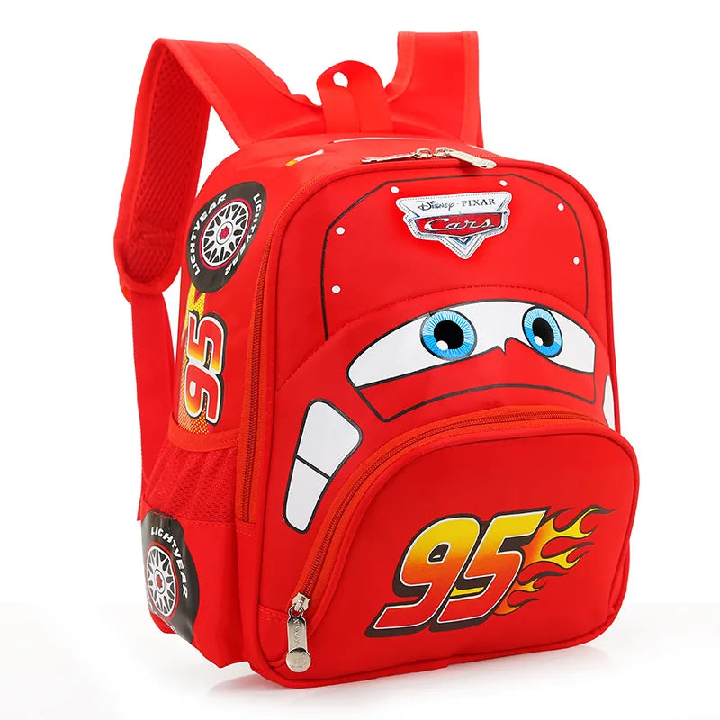 Car Theme Kids Backpack Safe Lightweight Kindergarten Bag - Smarsty