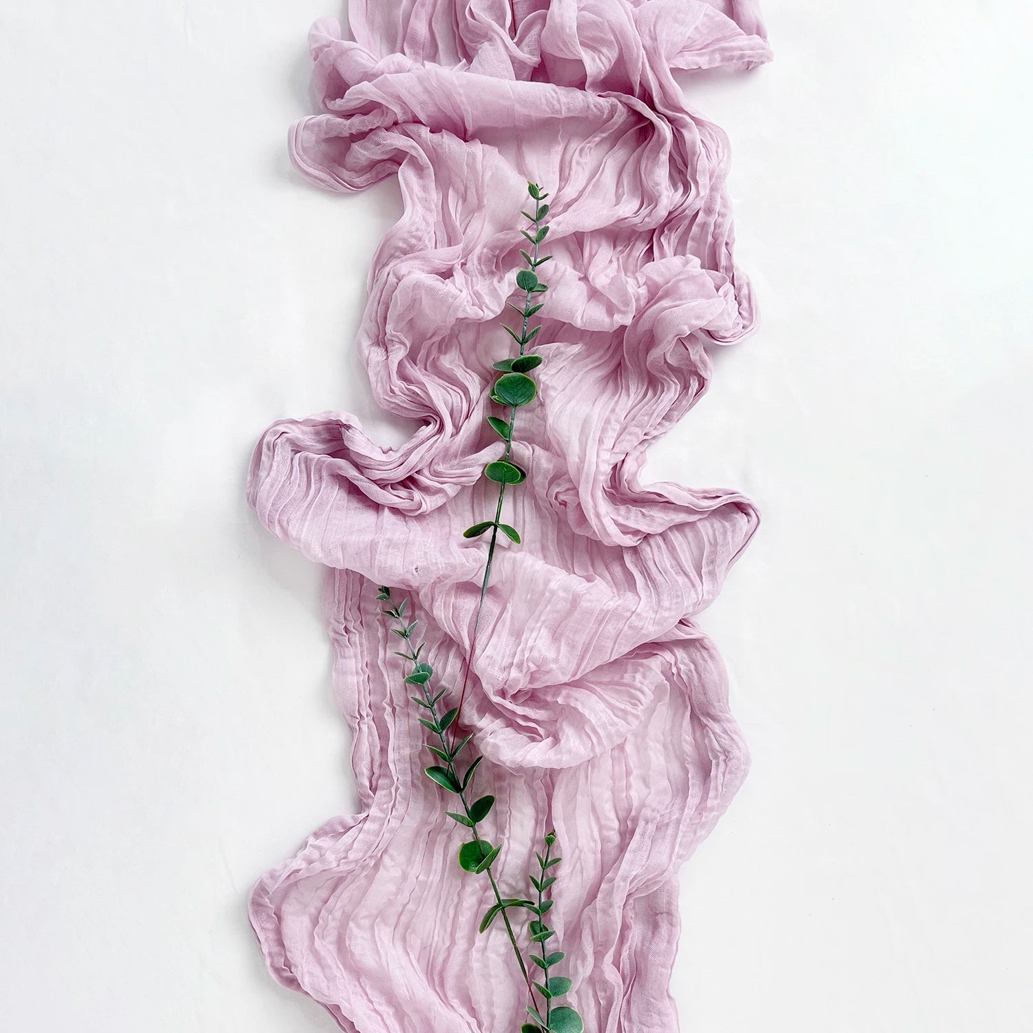 Semi-Sheer Gauze Table Runner for Elegant Events - Smarsty