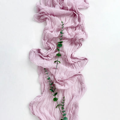 Semi-Sheer Gauze Table Runner for Elegant Events - Smarsty